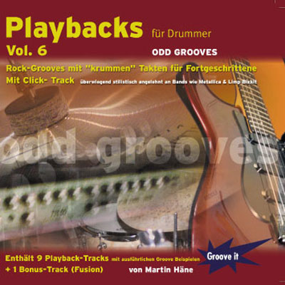 Playbacks fÃ¼r Drummer Vol. 6 - Odd Grooves